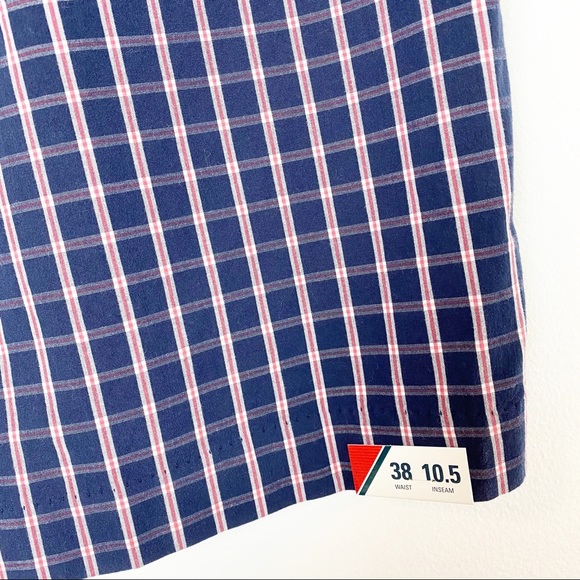 IZOD Flat Front Plaid shorts - Picture 3 of 6